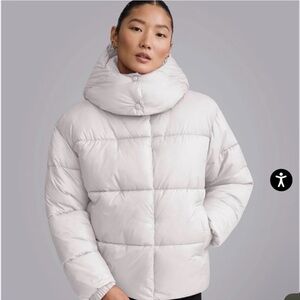 NVLT Smooth Cire Wonder Puffer Jacket Sz Medium NWT Anthropologie